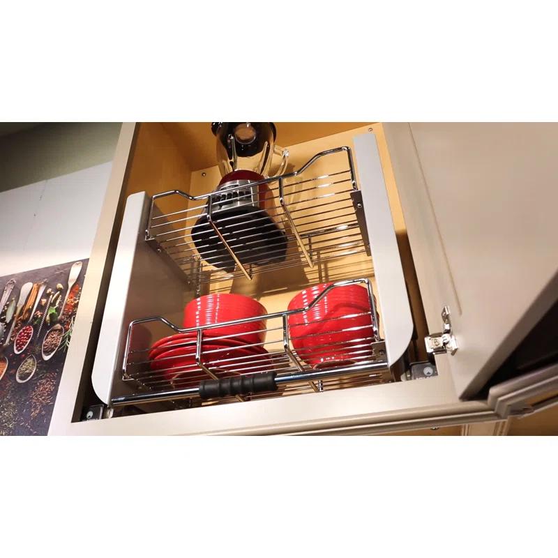 Rev-A-Shelf Rev-A-Shelf Kitchen Pulldown Wall Cabinet Shelf System, Gray
