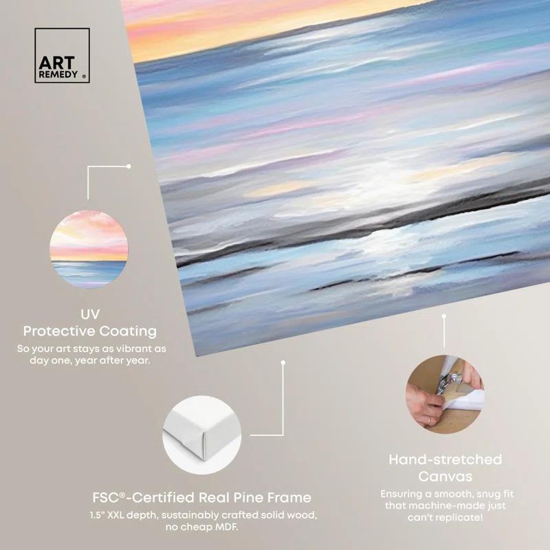 Art Remedy Whimsical Ocean Breeze Canvas Coastal Wall Art by Art Remedy
