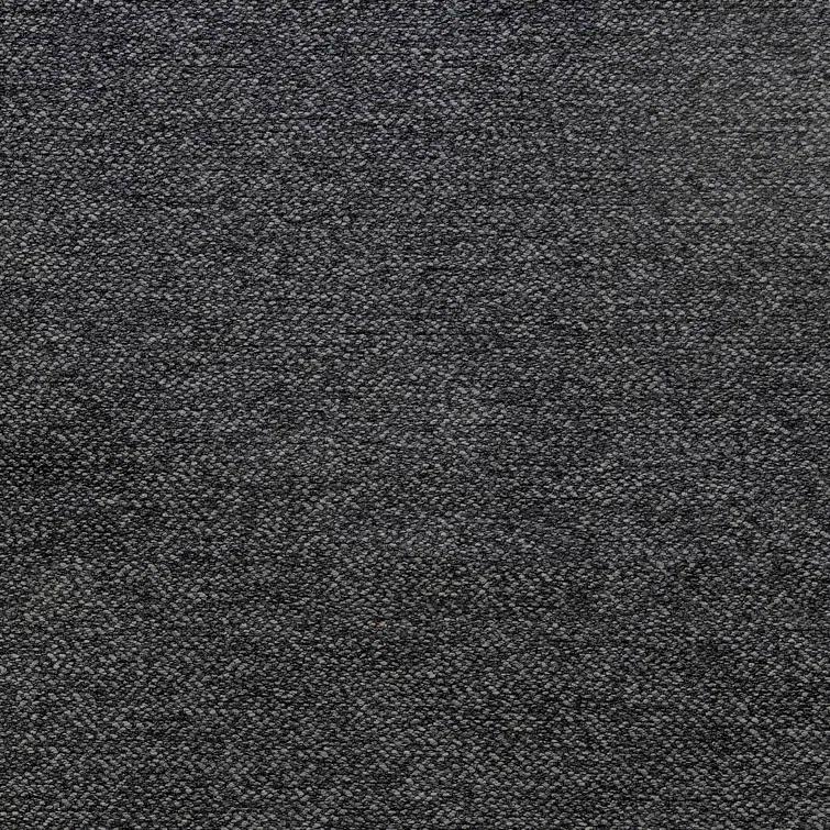 Simpli Home Morrison  Sofa and Ottoman Set in Woven-Blend Fabric