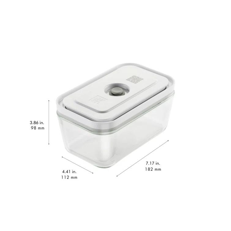 ZWILLING J.A. Henckels ZWILLING Fresh & Save 3-Piece Glass Food Storage Container, Meal Prep Container- Assorted Sizes