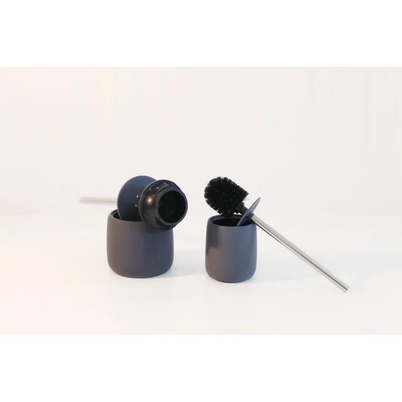Blomus SONO Black Decorative Toilet Plunger and Holder