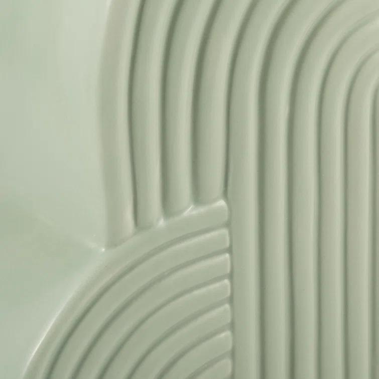 Arch Bookends - 13" x 10" Decorative Ceramic Book Holders - Book Lover Gift Idea (Set of 2)