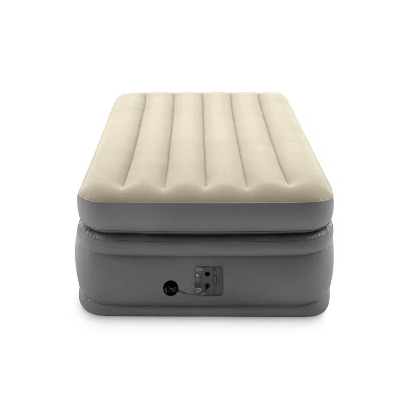 Intex Intex Dura Beam Plus Fiber-Tech Elevated Air Mattress with Built-In Pump