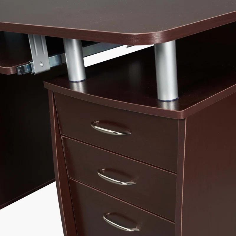 Solid Wood Top Computer Desk
