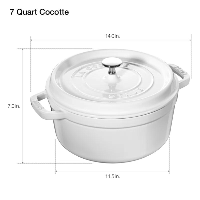 Staub ® 7-Qt White Cocotte
