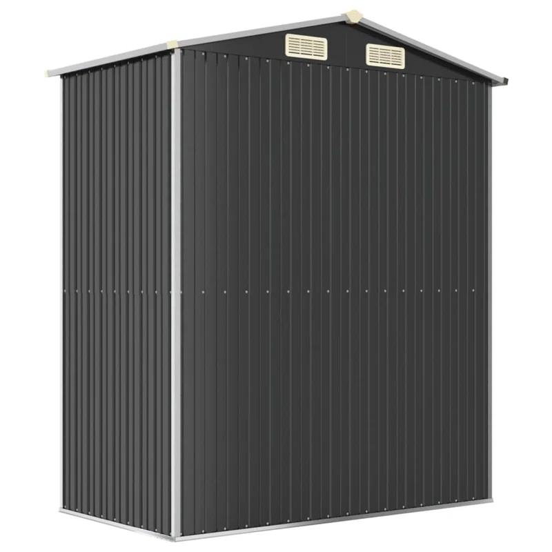 6.3 ft. W x 28.05 ft. D Steel Traditional Storage Shed
