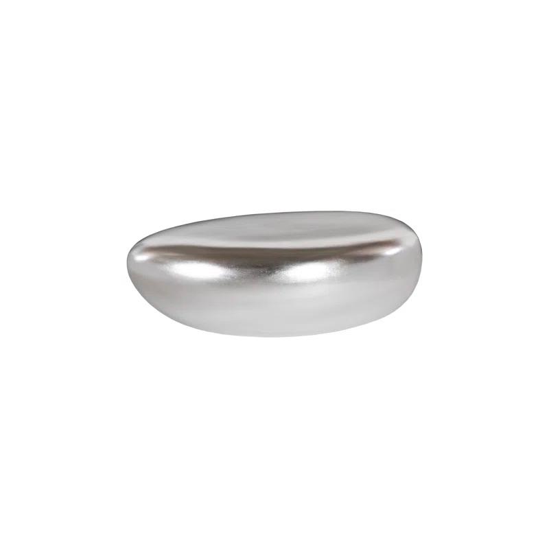 Silver Leaf River Stone Coffee Table