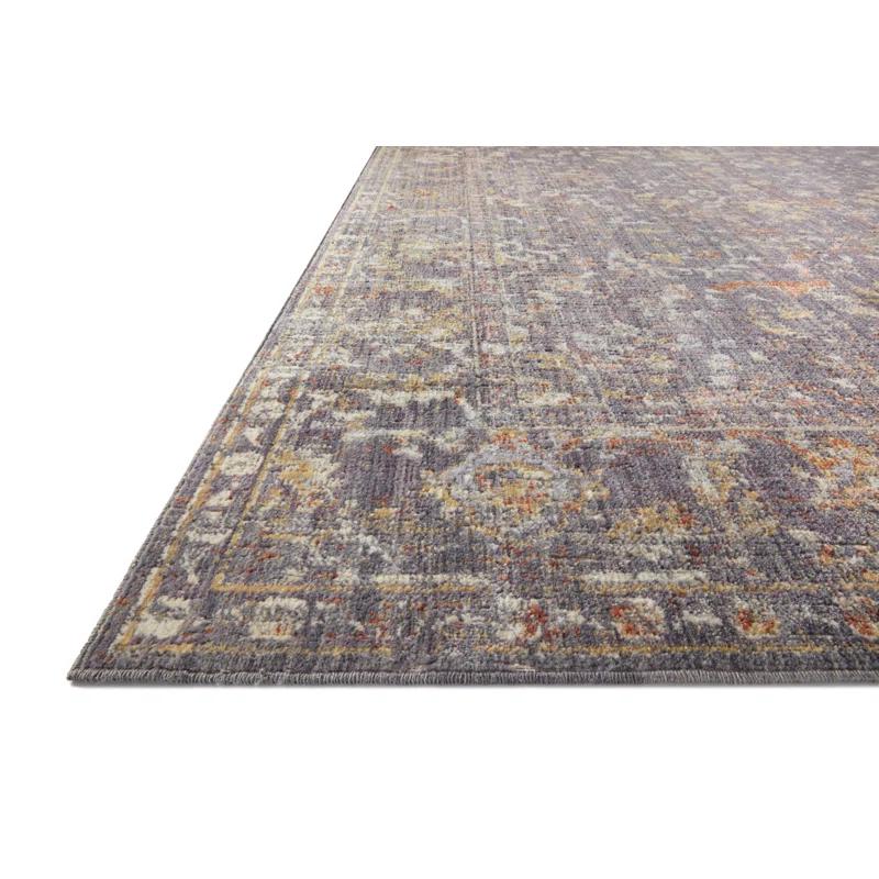 Chris Loves Julia x Loloi Chris Loves Julia x Loloi Rosemarie Oriental Graphite/Gold Rust/Ivory/Purple Area Rug