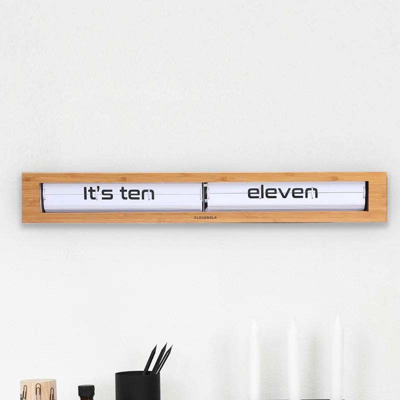 25.59'' Wood Wall Clock