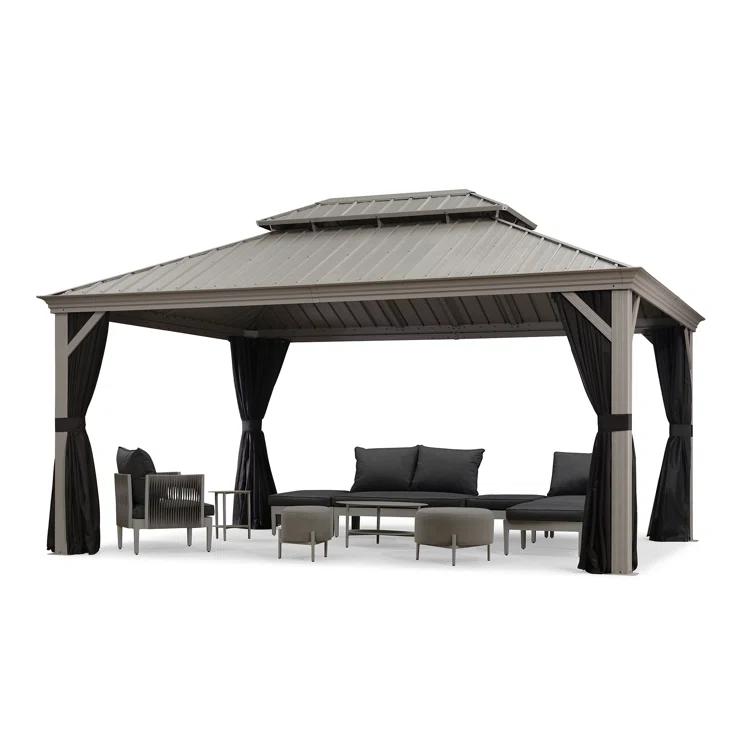 Purple Leaf Purple Leaf Aluminum Patio Gazebo