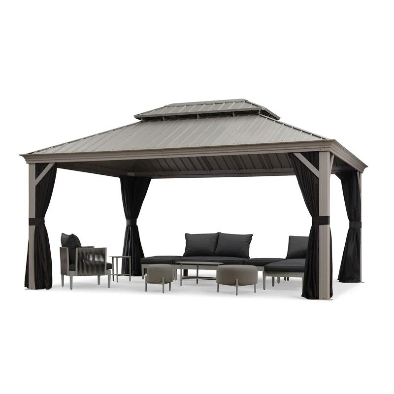 Purple Leaf Purple Leaf Aluminum Patio Gazebo