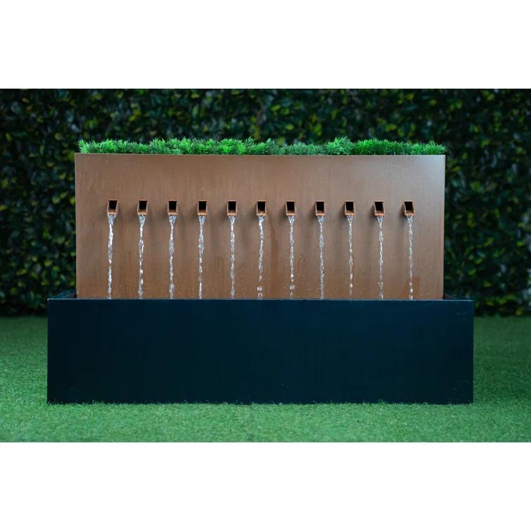 Hi-Line Gift Ltd. Metal Weather Resistant Floor Fountain