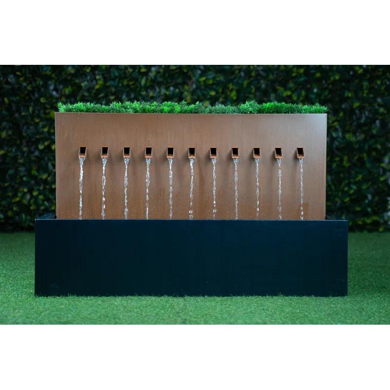 Hi-Line Gift Ltd. Metal Weather Resistant Floor Fountain