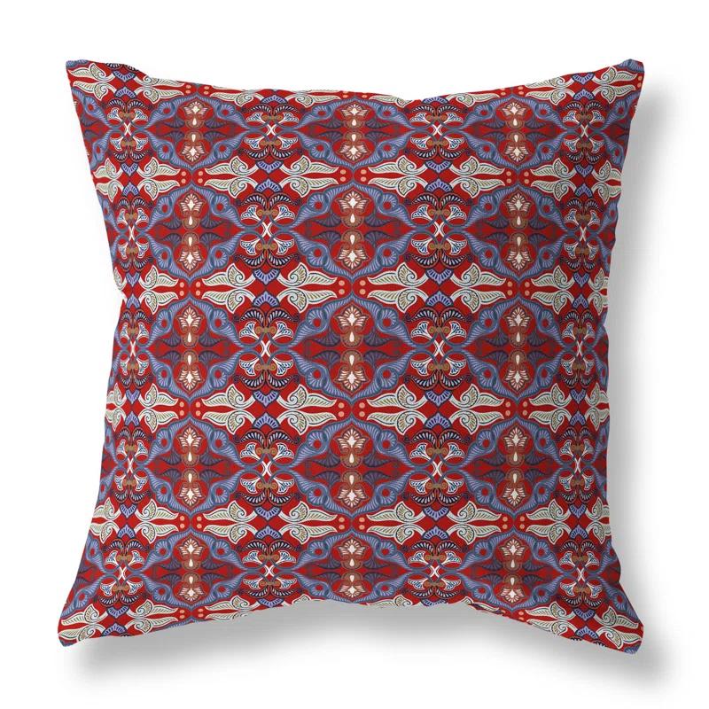 Amrita Sen Floral Elegance Floral Reversible Throw Pillow