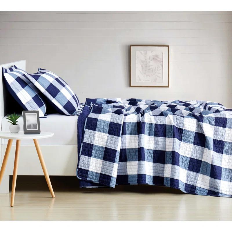 Truly Soft Buffalo Plaid Farmhouse / Country Plaid Quilt Set