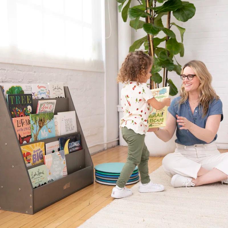 ECR4Kids Streamline Single-Sided Book Display with Storage