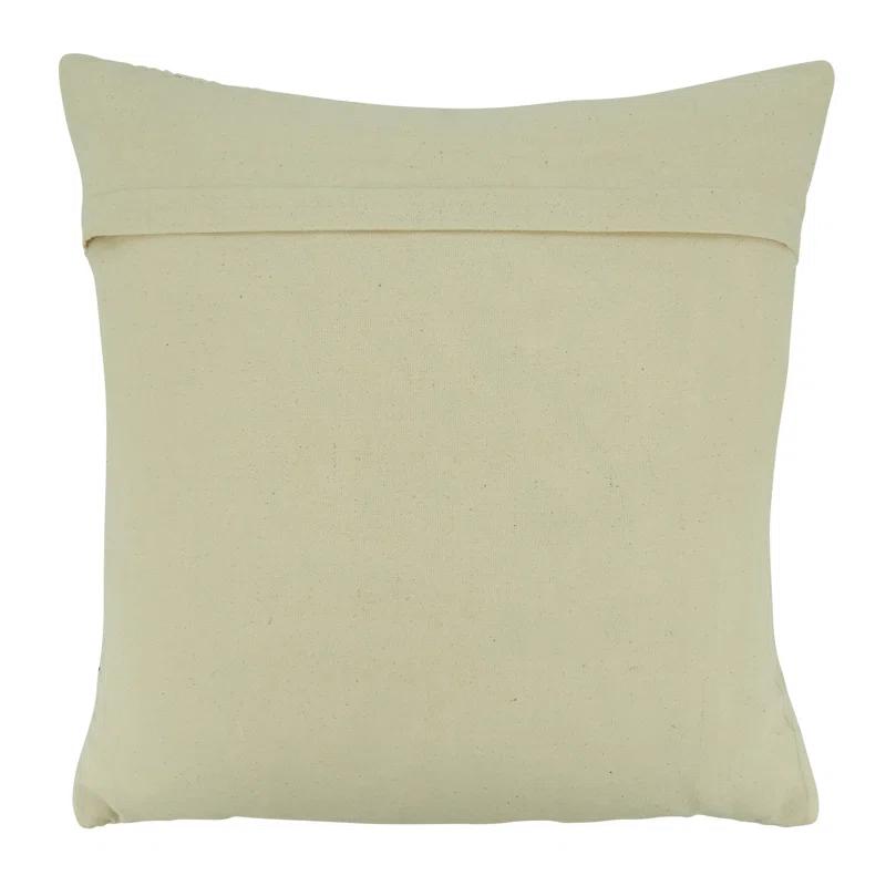 Saro Meir Design Striped Cotton Throw Pillow