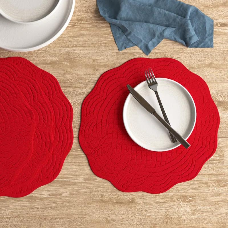 Grover Cotton Round Placemat (Set of 4)