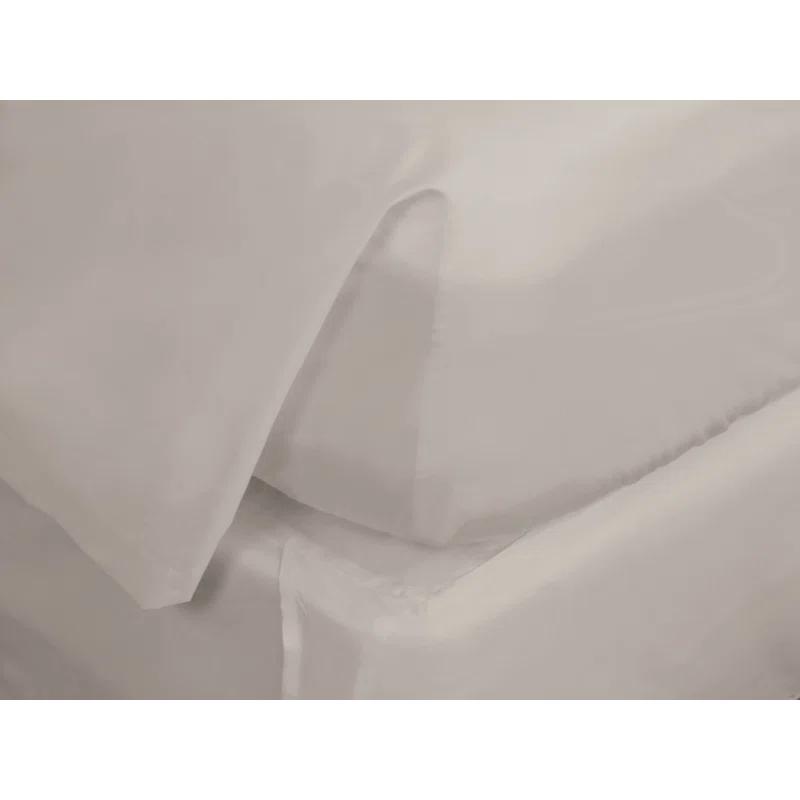 Effortless Bedding Egyptian Cotton Sateen Fitted Sheet