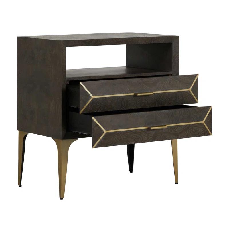 Gabby Westville 30'' W Solid Wood Nightstand
