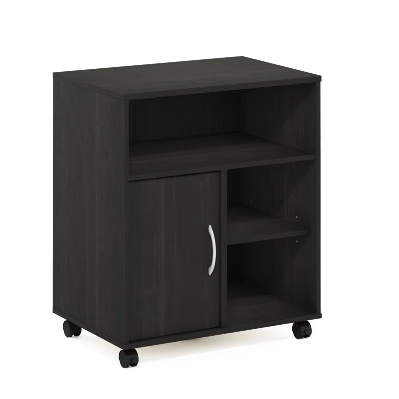 Furinno Econ 26.9'' H x 22.8'' W 1 Printer Stand with Wheels