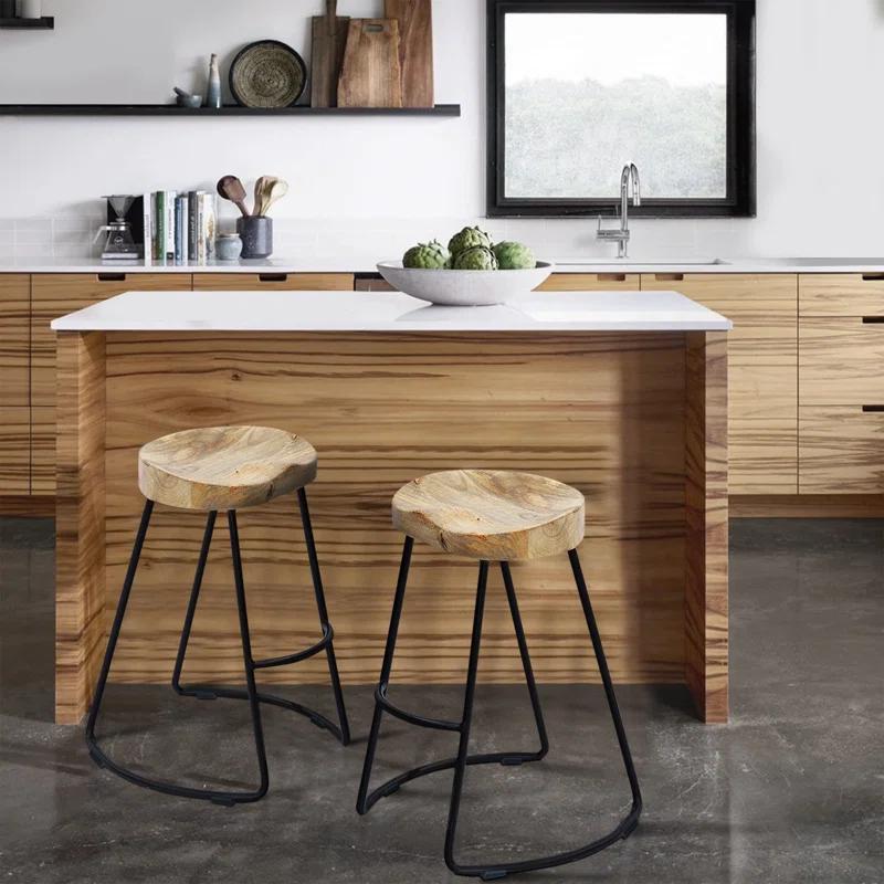 The Urban Port Counter Stool with Metal Frame