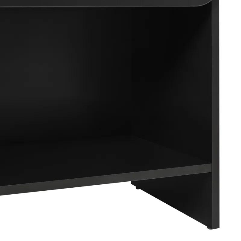 Jaqualine 1-Drawer Nightstand with Storage Cubby