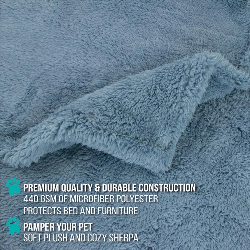 PetAmi Sherpa Fleece Pet Blanket
