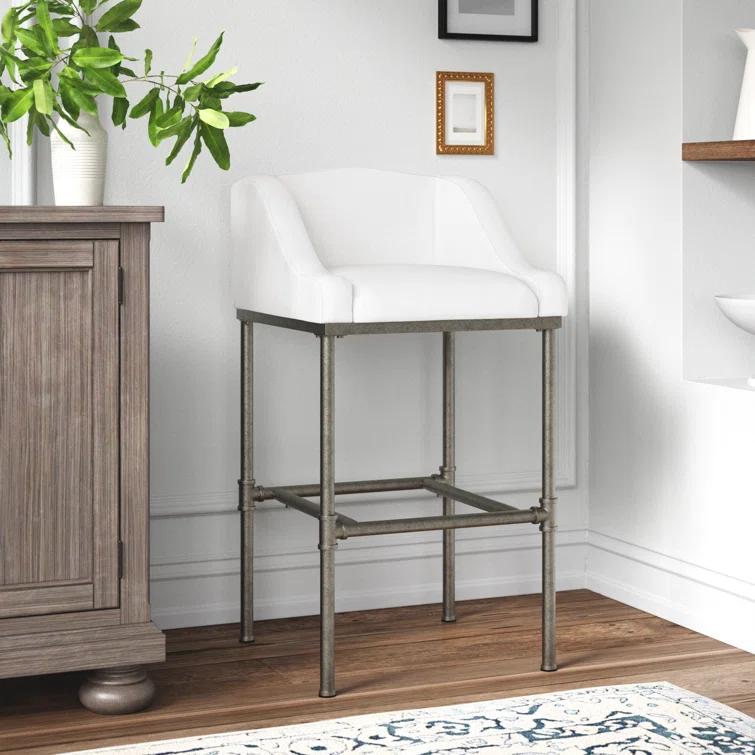 Ophelia & Co. Halltown Metal Counter or Bar Height Stool