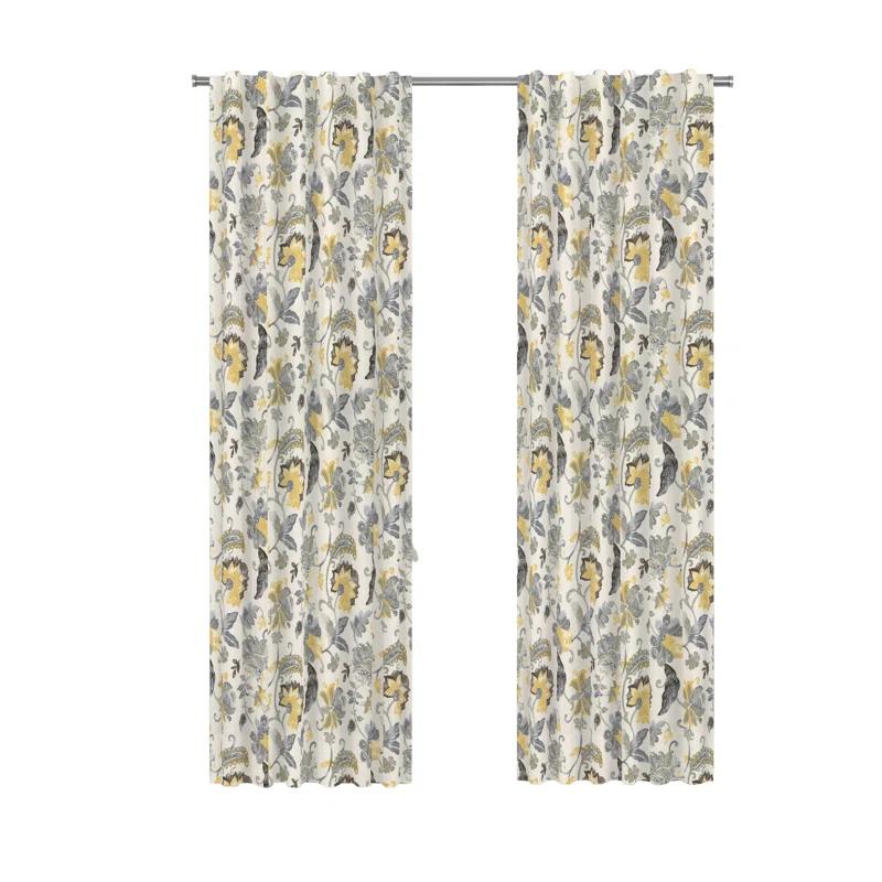 Nina Polyester Blackout Curtain Panel