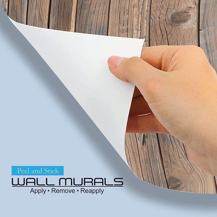 IDEA4WALL Grunge Abstract Stroke Peel & Stick Border