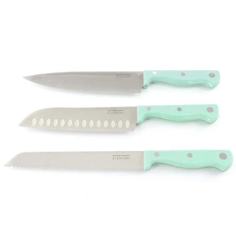 Martha Stewart Everyday Martha Stewart Everyday 14 Piece High Carbon Stainless Steel Knife Block Set
