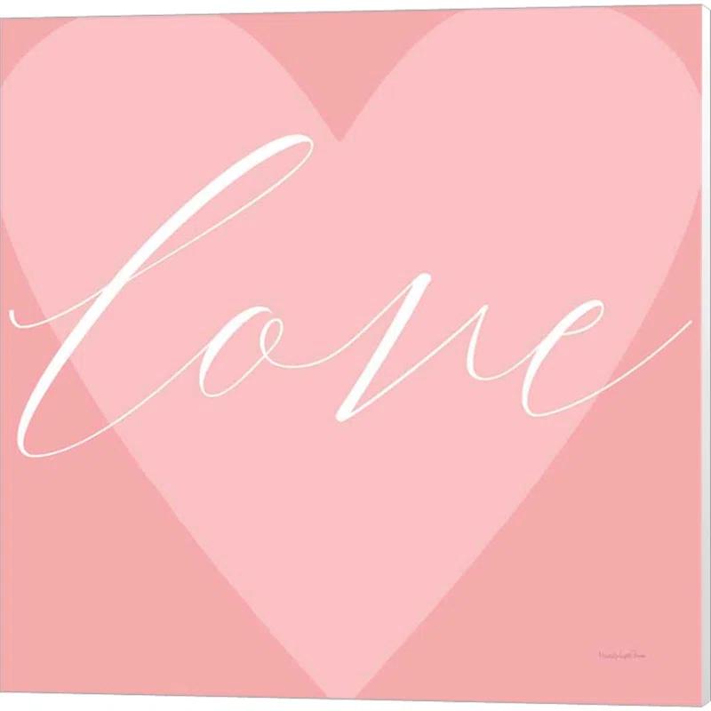 Mercer41 " Love Heart & Kiss Me " by Mercedes Lopez Charro 2 - Pieces (Set of 2)
