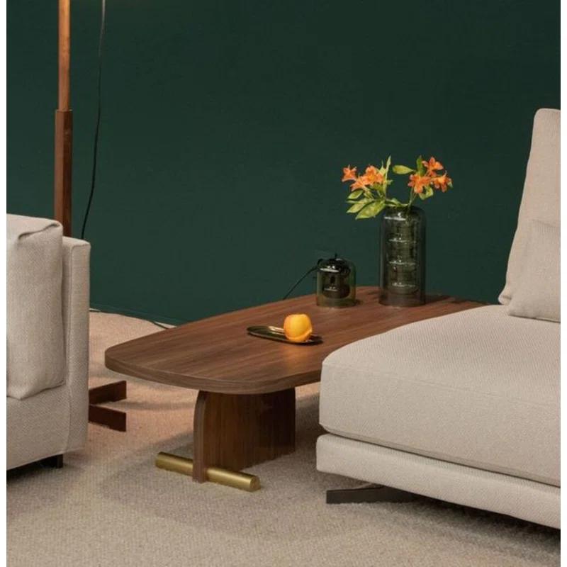 Nomon Nova Solid Wood Top Single Coffee Table