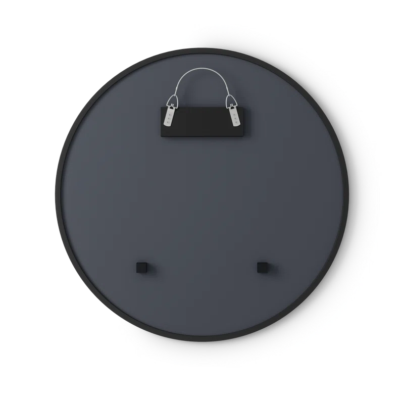 Hub Rubber Round Mirror