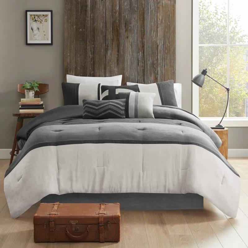 Madison Park Palisades Microfiber Comforter Set