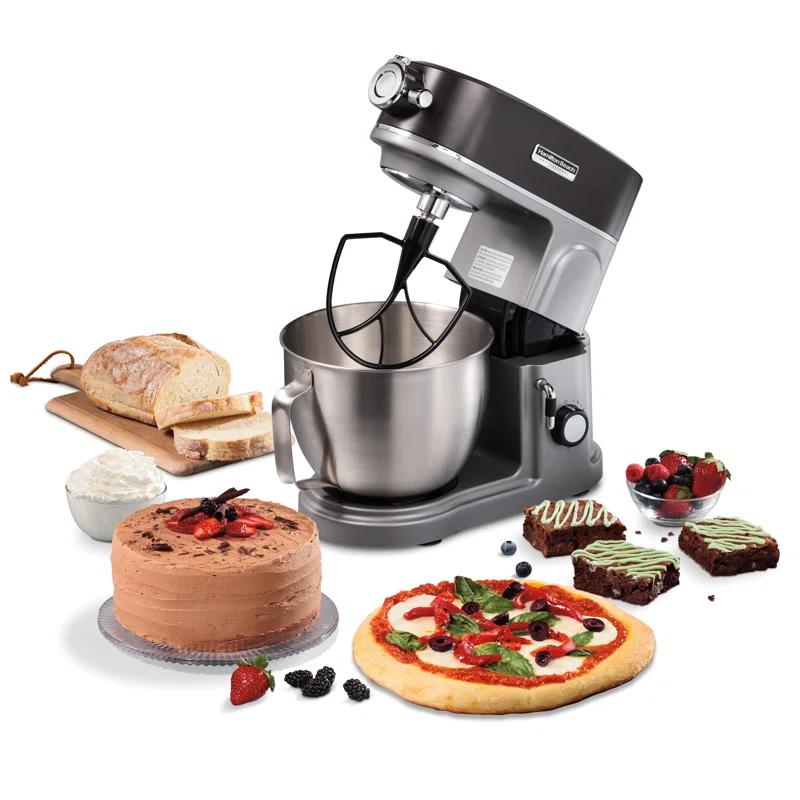 Hamilton Beach® Professional All-Metal Stand Mixer with Specialty Attachment Hub 5 Quart