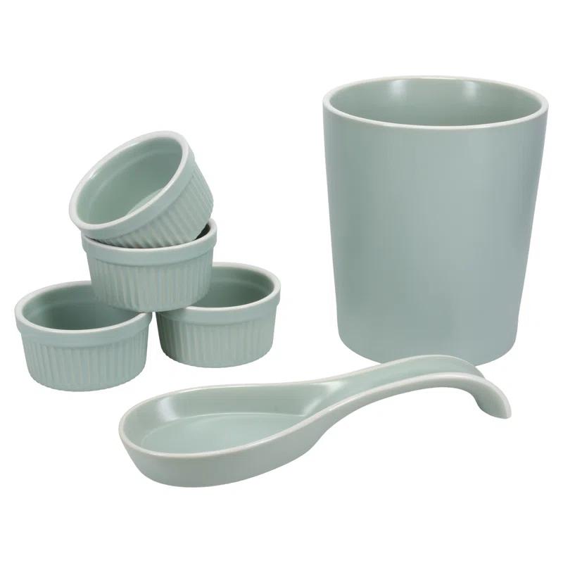 BIA Cordon Bleu BIA Cordon Bleu 6 Piece Countertop Accessory Set Tempo Onyx