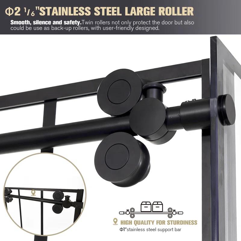 Puente 60'' W 78'' H Framed Rectangle Reversible Shower Enclosure