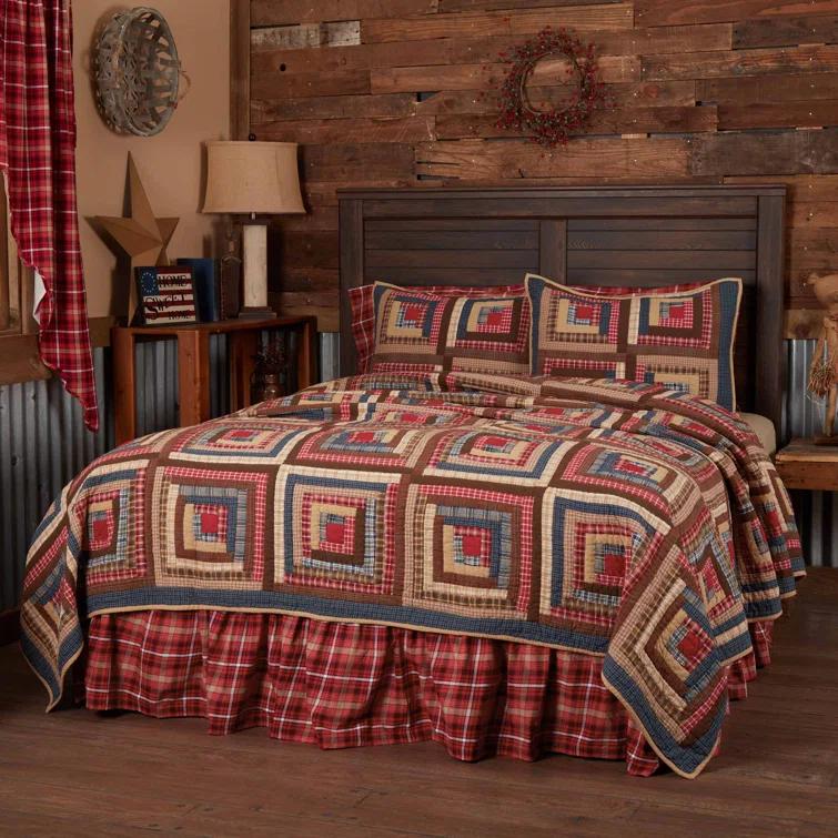 VHC Brands Braxton Cotton Patchwork Quilt