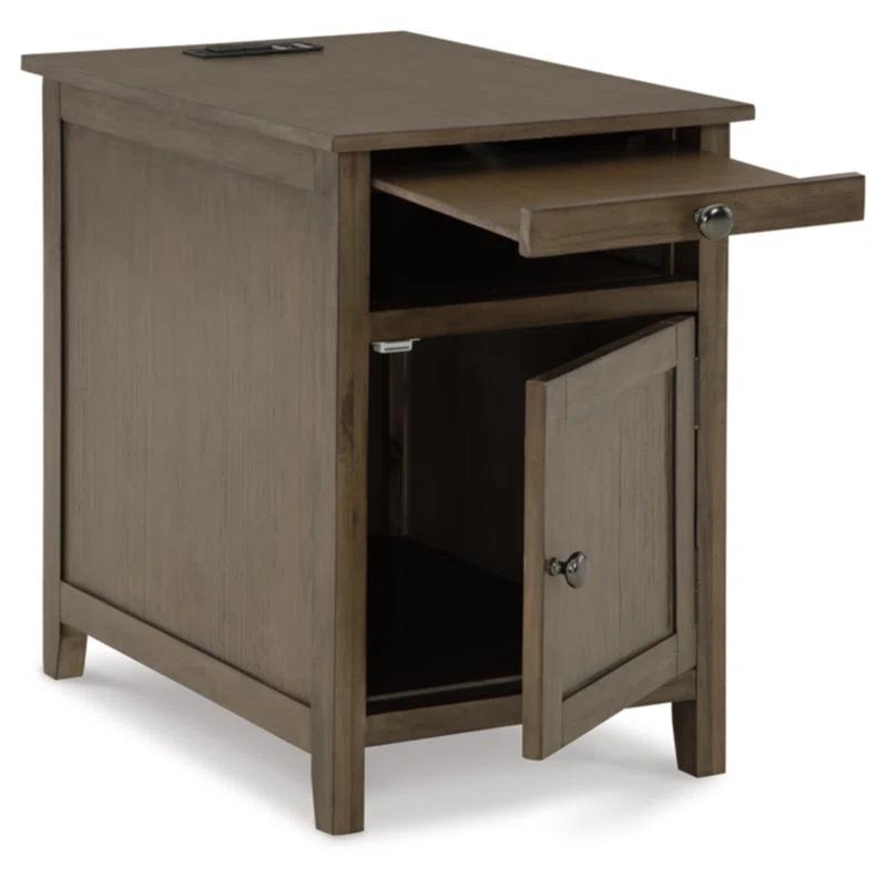 Lark Manor™ Dalson End Table and Built-In Outlets