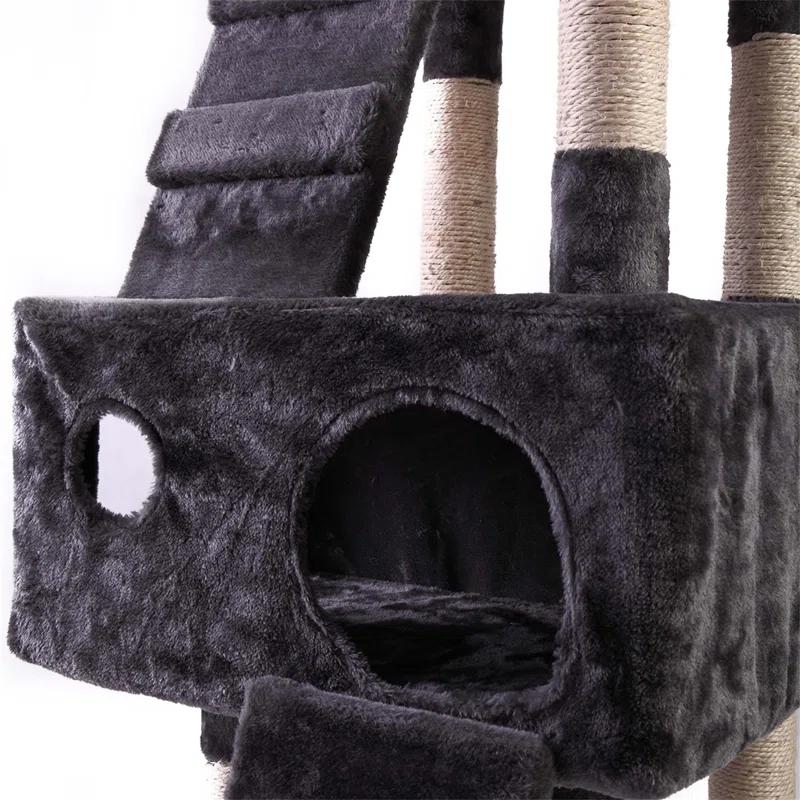 Tucker Murphy Pet™ Multi-Level Cat Tree Tower, Kitten Condo House With Scratching Posts