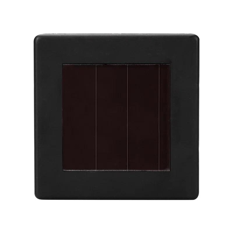 Techko Solar Square Bollard Pathway Lights – Small (4-Pack) (Set of 4)