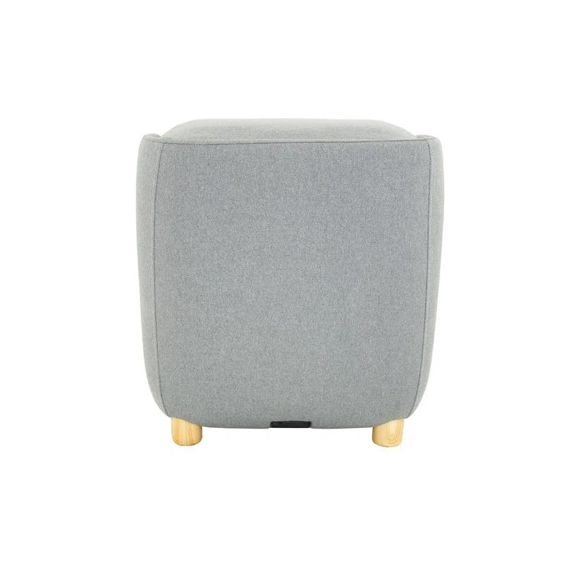 Synca Wellness Upholstered Heated Massage Chair with Ottoman