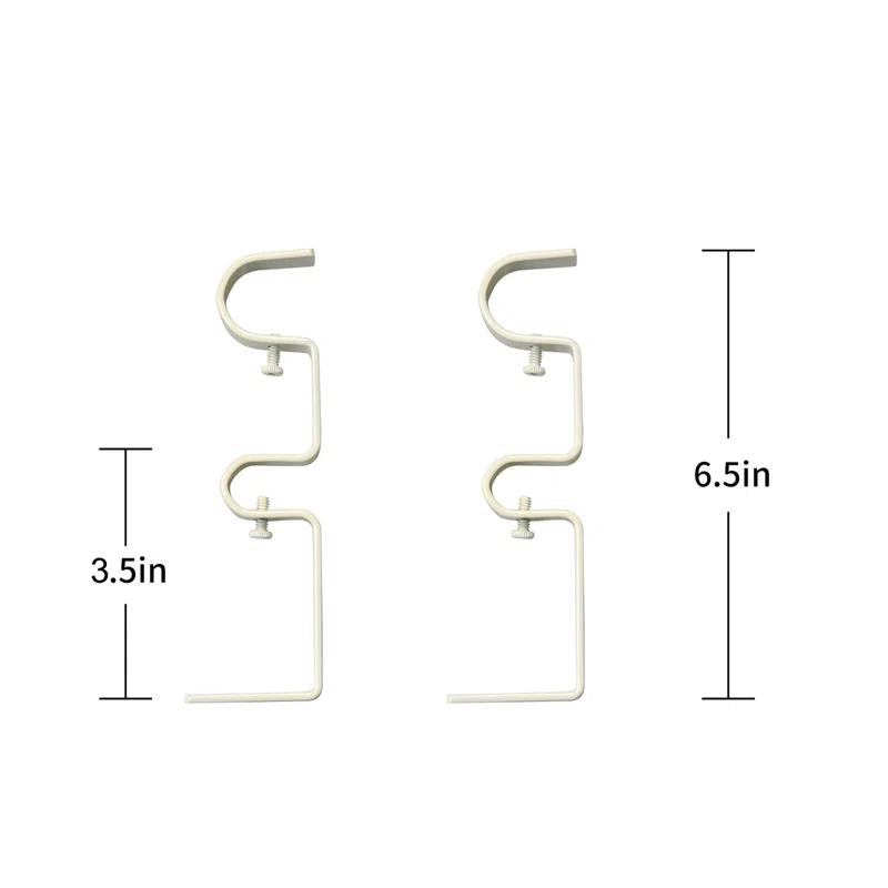 Meriville Adjustable Double Curtain Rod