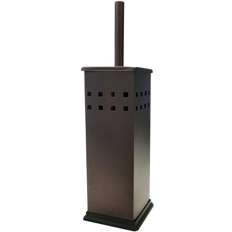 Blue Donuts Blue Donuts Metal Toilet Brush And Holder