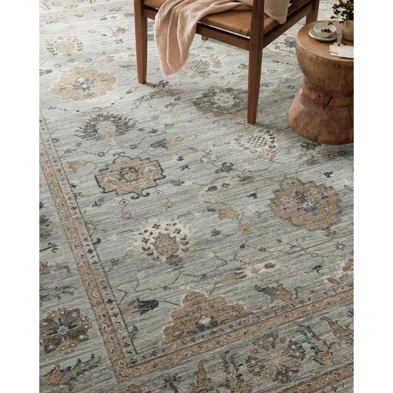 Magnolia Home by Joanna Gaines x Loloi Magnolia Home By Joanna Gaines X Loloi Millie Sky / Gold Area Rug