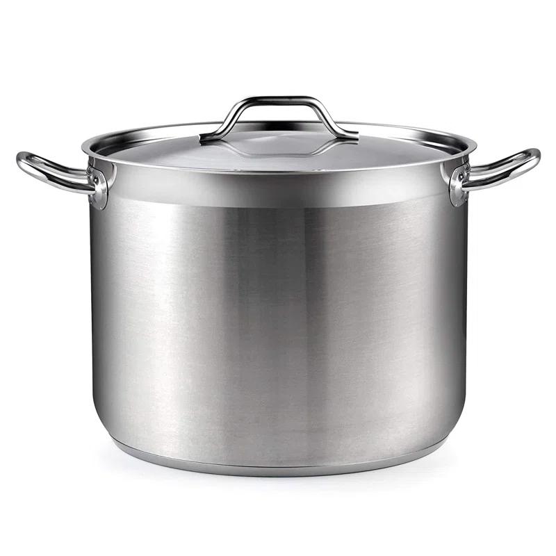 Cooks Standard Cooks Standard Professional Stainless Steel Stock Pot with Lid, Silver