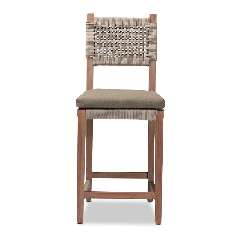 Bayou Breeze Datavia Solid Wood Counter Stool