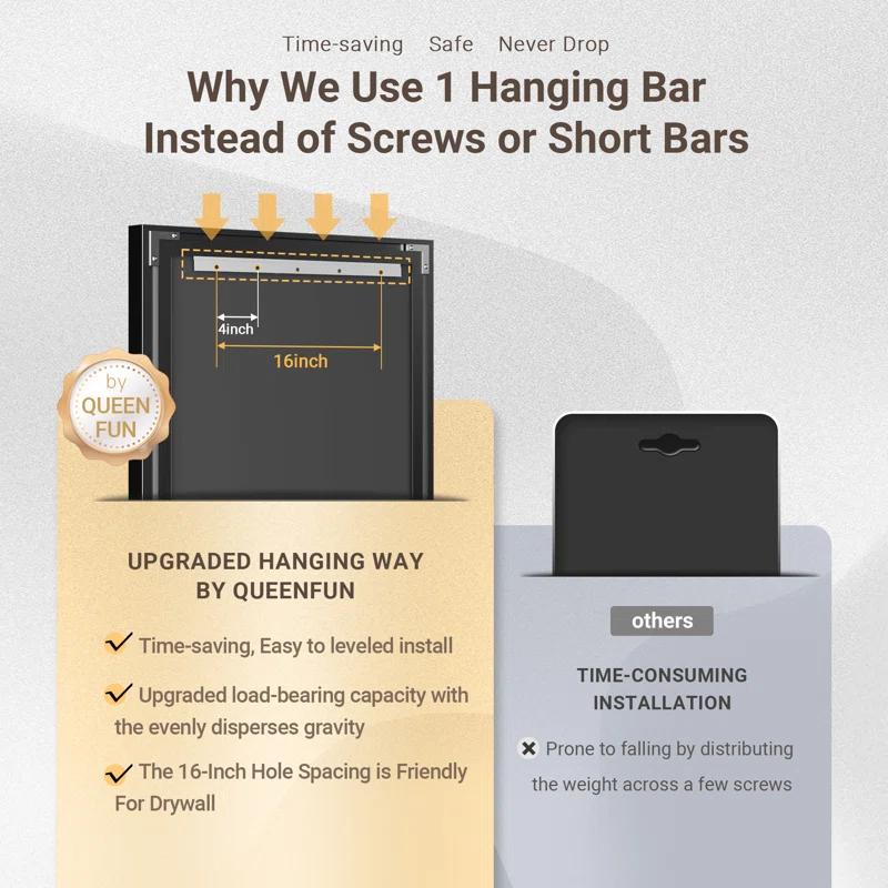 Decorative Wall Mirror Beveled Design, Bathroom Vanity Mirror Accent Mirror Finish